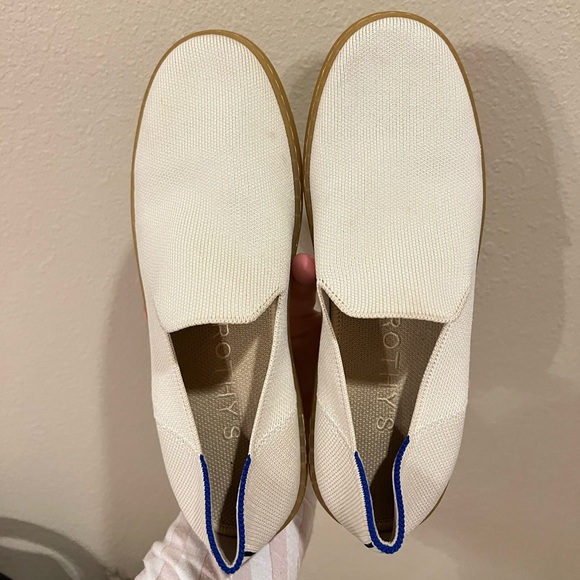 Rothy’s The Original Slip On Sneaker In Vanilla Bean Women’s Size 8.5 - Picture 8 of 10